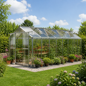GFP 259 x 513 cm Gewächshaus, ohne Setangebot | 8 mm | Polycarbonat | Doppelschiebetür | Dachfenster Unkategorisiert online kaufen