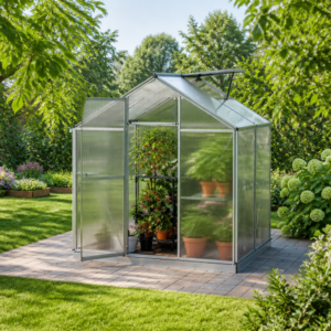GFP 192 x 131 cm Gewächshaus, inkl. Aktionsset - XL | 6 mm | Polycarbonat | Dachfenster Unkategorisiert online kaufen