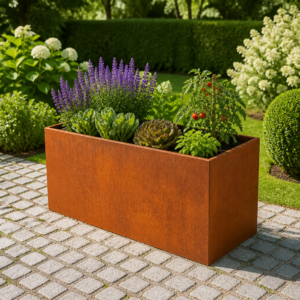 PRIMEYARD 200 x 80 x 60 cm Hochbeet, Cortenstahl, Rost-Optik Unkategorisiert online kaufen