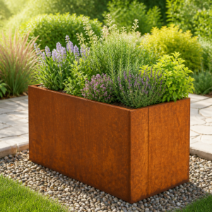 PRIMEYARD 80 x 40 x 40 cm Hochbeet, Cortenstahl, Rost-Optik Unkategorisiert online kaufen