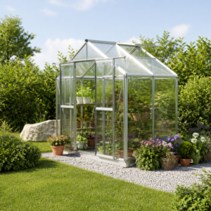 GFP 259 x 133 cm Gewächshaus, ohne Setangebot | 8 mm | Polycarbonat | Doppelschiebetür | Dachfenster Unkategorisiert online kaufen
