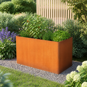 PRIMEYARD 146 x 80 x 60 cm Hochbeet, Cortenstahl, Rost-Optik | inkl. Lochboden Unkategorisiert online kaufen