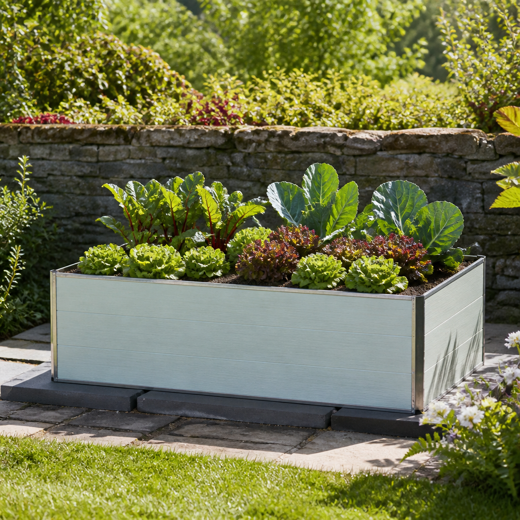 GFP 119 x 99 x 39 cm Hochbeet, Aluminium eloxiert GFP 119 x 99 x 39 cm Hochbeet, Aluminium eloxiert