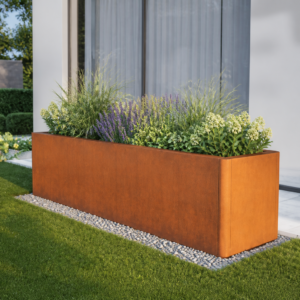 PRIMEYARD 300 x 80 x 80 cm Hochbeet, Cortenstahl, Rost-Optik | inkl. Lochboden Unkategorisiert online kaufen