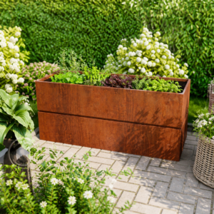 PRIMEYARD 200 x 85 x 77 cm Hochbeet, Cortenstahl, Rost-Optik Unkategorisiert online kaufen