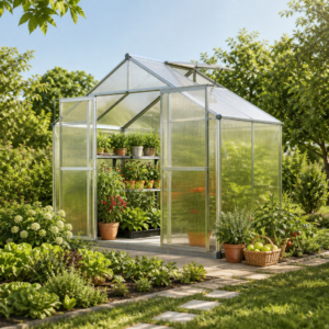 GFP 225 x 133 cm Gewächshaus, ohne Setangebot | 8 mm | Polycarbonat | Doppelschiebetür | Dachfenster Unkategorisiert online kaufen