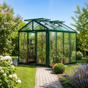 GFP 235 x 311 cm Gewächshaus, Pulverbeschichtet Grün, RAL 6005 | Aktionsset - Profi 1 | Polycarbonat | Einfachschiebetür | Dachfenster Unkategorisiert online kaufen