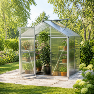 GFP 192 x 131 cm Gewächshaus, inkl. Aktionsset - XL | 8 mm | Polycarbonat | Dachfenster Unkategorisiert online kaufen