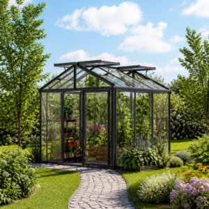 GFP 235 x 235 cm Gewächshaus, Pulverbeschichtet Anthrazit, RAL 7016 | Aktionsset - Profi 2 | Polycarbonat | Einfachschiebetür | Dachfenster Unkategorisiert online kaufen GFP 235 x 235 cm Gewächshaus, Pulverbeschichtet Anthrazit, RAL 7016 | Aktionsset - Profi 2 | Polycarbonat | Einfachschiebetür | Dachfenster Unkategorisiert online kaufen