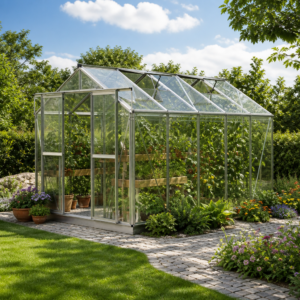 GFP 259 x 322 cm Gewächshaus, ohne Setangebot | 8 mm | Polycarbonat | Doppelschiebetür | Dachfenster Unkategorisiert online kaufen