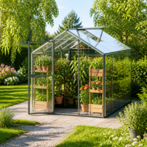 GFP 192 x 256 cm Gewächshaus, inkl. Aktionsset - XL | 8 mm | Polycarbonat | Dachfenster Unkategorisiert online kaufen