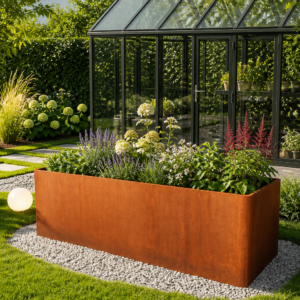 PRIMEYARD 200 x 80 x 80 cm Hochbeet, Cortenstahl, Rost-Optik Unkategorisiert online kaufen