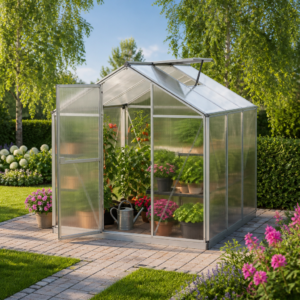GFP 192 x 192 cm Gewächshaus, inkl. Aktionsset - XL | 6 mm | Polycarbonat | Dachfenster Unkategorisiert online kaufen