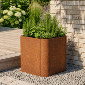 PRIMEYARD 40 x 40 x 40 cm Hochbeet, Cortenstahl, Rost-Optik | inkl. Lochboden Unkategorisiert online kaufen